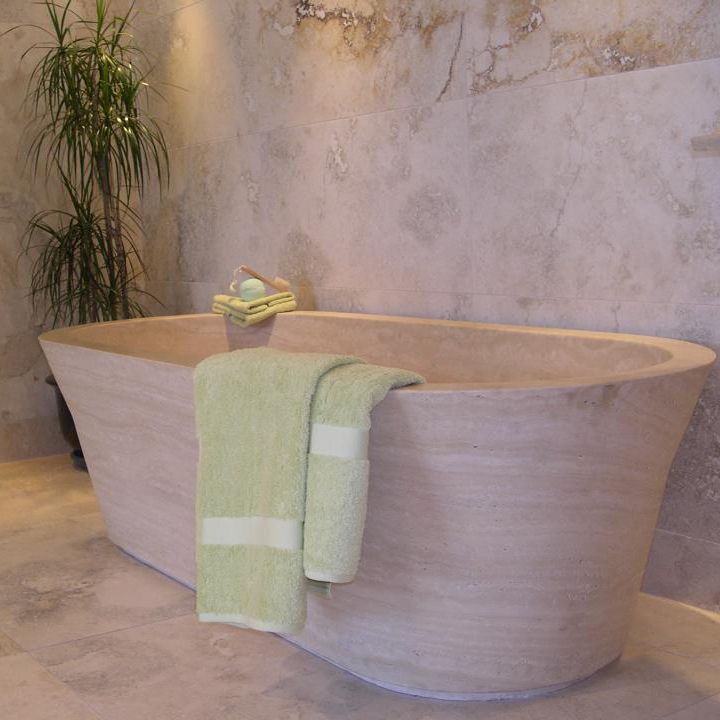 Bathroom Bathtub Natural stone